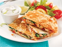 Photo de la Recette: Quesadillas au Thon et Épinards