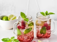 Photo de la Recette: Mocktail : Virgin Mojito à la Framboise