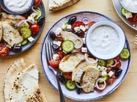 Photo de la Recette: Salade de Poulet Grillé à la Grecque