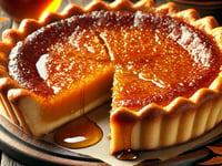Photo de la Recette: Tarte au sucre et sirop d’érable