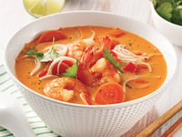 Photo de la Recette: Soupe Thaïe aux Crevettes à la Mijoteuse