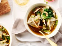 Photo de la Recette: Soupe Wonton aux Champignons