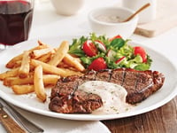 Photo de la Recette: Steak-frites, Sauce Dijonnaise