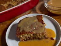 Photo de la Recette: Gâteau aux Dattes et Sauce au Caramel