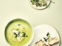 Photo de la Recette: Velouté de Petits Pois au Gorgonzola