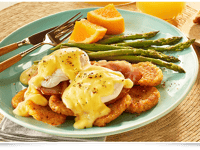 Photo de la Recette: Œufs Bénédictine sur Galettes de Pommes de Terre