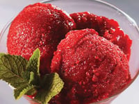 Photo de la Recette: Sorbet aux Framboises