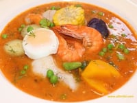 Photo de la Recette: "CHUPE" DE CREVETTES GRISES - CHUPE DE CAMARONES