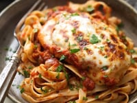 Photo de la Recette: Poulet Mozzarella à la Sauce Tomate