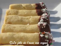 Photo de la Recette: BÂTONNETS AU CHOCOLAT