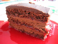 Photo de la Recette: Bûche Cube Choco-Framboise