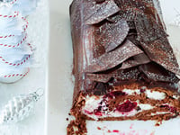 Photo de la Recette: Bûche de Noël Forêt-Noire