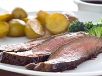 Photo de la Recette: Bavette au Miel et au Vinaigre Balsamique