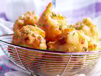 Photo de la Recette: Beignets Jambon et Amandes