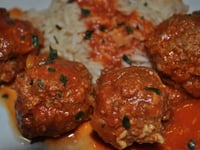 Photo de la Recette: Boulettes de Boeuf à la Tomate