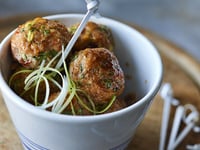 Photo de la Recette: Boulettes de Dindon à la Thaïe