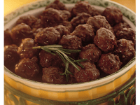 Photo de la Recette: Boulettes de Viande au Vin Rouge et à L’oignon