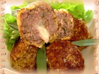 Photo de la Recette: Boulettes de Viande au Coeur de Mozzarella
