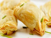 Photo de la Recette: Bricks de Saumon à l'aneth