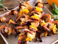 Photo de la Recette: Brochettes de Crevettes