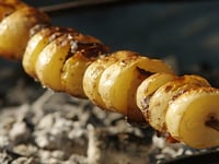 Photo de la Recette: Brochettes de Pommes de Terre Grelots Cajuns