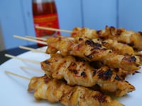 Photo de la Recette: Brochettes Satay des Partisans