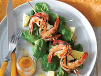 Photo de la Recette: Brochettes de Crevettes au Bacon