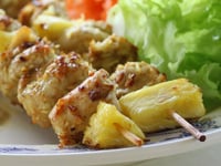 Photo de la Recette: Brochettes de Poulet à L'Ananas