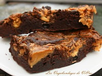 Photo de la Recette: Brownie au Beurre de Cacahuètes