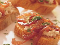 Photo de la Recette: Bruschettas aux Oignons Caramélisés