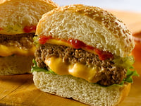 Photo de la Recette: Burger Farci au Fromage de Heinz