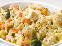 Photo de la Recette: CASSEROLE DE POULET AUX POMMES ET AU FROMAGE LE 14 ARPENTS