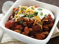 Photo de la Recette: Chili aux Trois Haricots