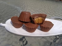 Photo de la Recette: Chocolats au Beurre de Cacahuètes (Reese)