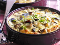 Photo de la Recette: Clafoutis d’aubergine