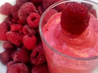 Photo de la Recette: Crème Glacée Framboise Express