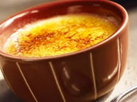 Photo de la Recette: Crème Brûlée au Chocolat et à la Mangue