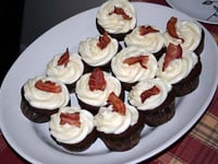 Photo de la Recette: Cupcakes Chocolat-Bacon