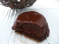 Photo de la Recette: Flans au Chocolat Amandes et Agar Agar (au thermomix ou sans)