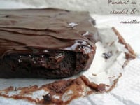 Photo de la Recette: Fondant au Chocolat, aux Noisettes & son Glaçage