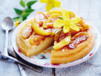 Photo de la Recette: Gâteau Magique aux Pommes Poêlées et Caramel