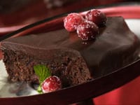 Photo de la Recette: Gâteau Fondant au Chocolat et aux Canneberges