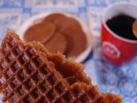 Photo de la Recette: Gaufres au caramel (Stroopwafels)