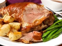 Photo de la Recette: Gigot D'Agneau Croustillant Glacé au Miel