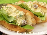 Photo de la Recette: Guédille à la Salade de Poulet au Curry