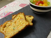 Photo de la Recette: Le Cake aux Carottes et au Jambon