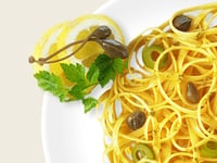 Photo de la Recette: Linguine œufs et Asperges