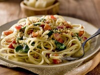 Photo de la Recette: LINGUINES AUX ÉPINARDS ET FINES HERBES