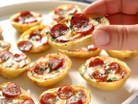 Photo de la Recette: MINI PIZZA POMMES DE TERRE