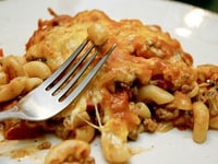 Photo de la Recette: Macaroni à la Viande Crémeux Gratiné